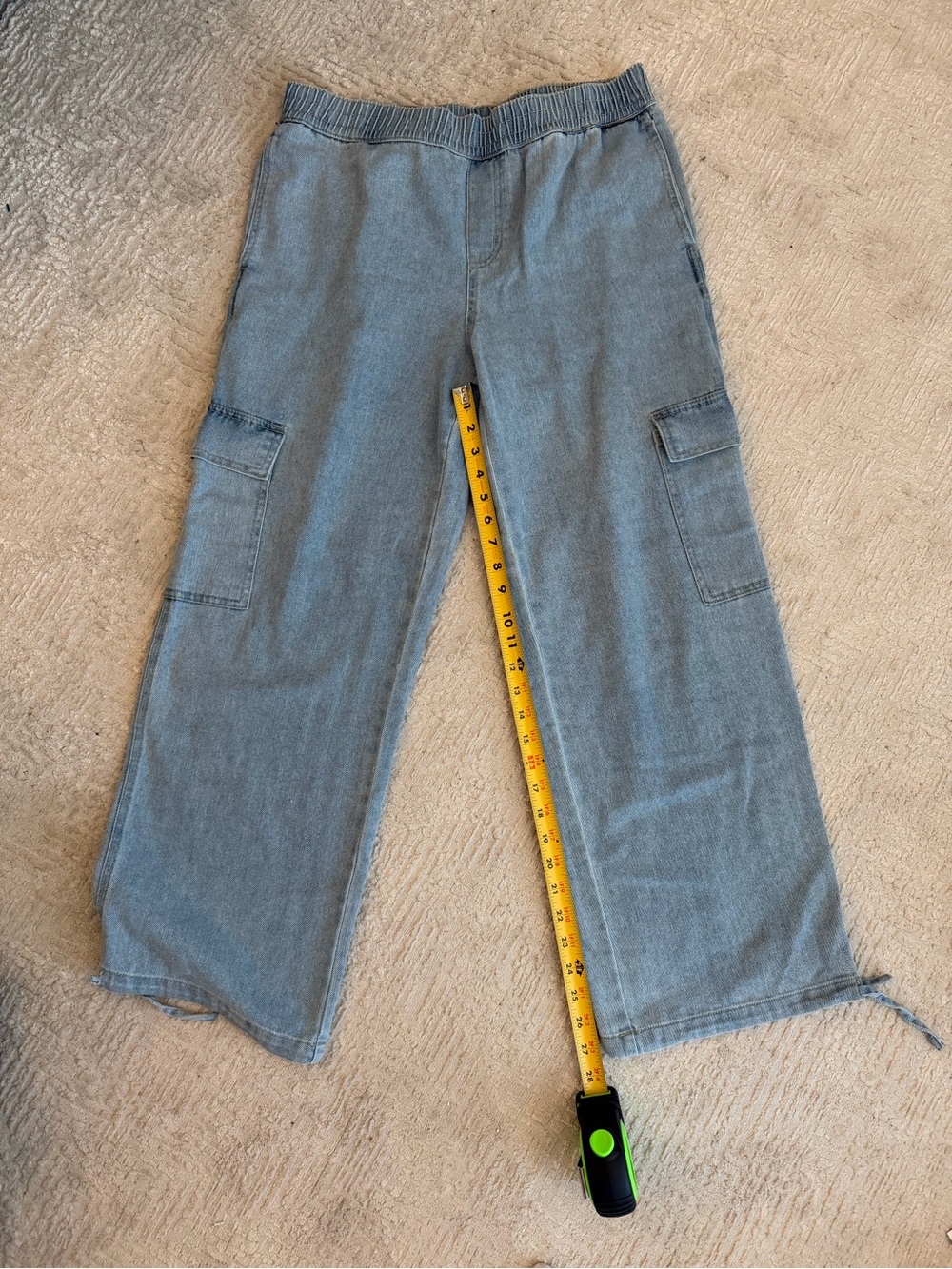 Vanilla Star Light Blue Cargo Jeans